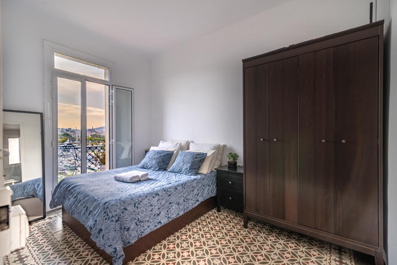 Superb Cute Flat Barcelona Bests View On The Sea For Couple Exterior foto
